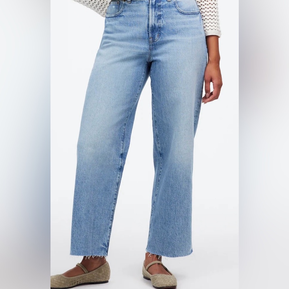 Madewell Blue Ankle Cropped Jeans